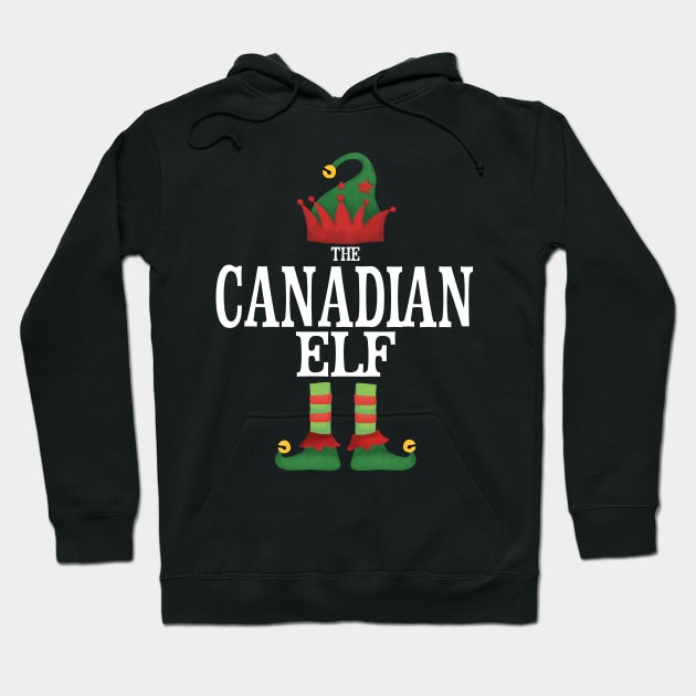 Canadian Canada Elf Matching Family Group Christmas Party Pajamas Hoodie by uglygiftideas